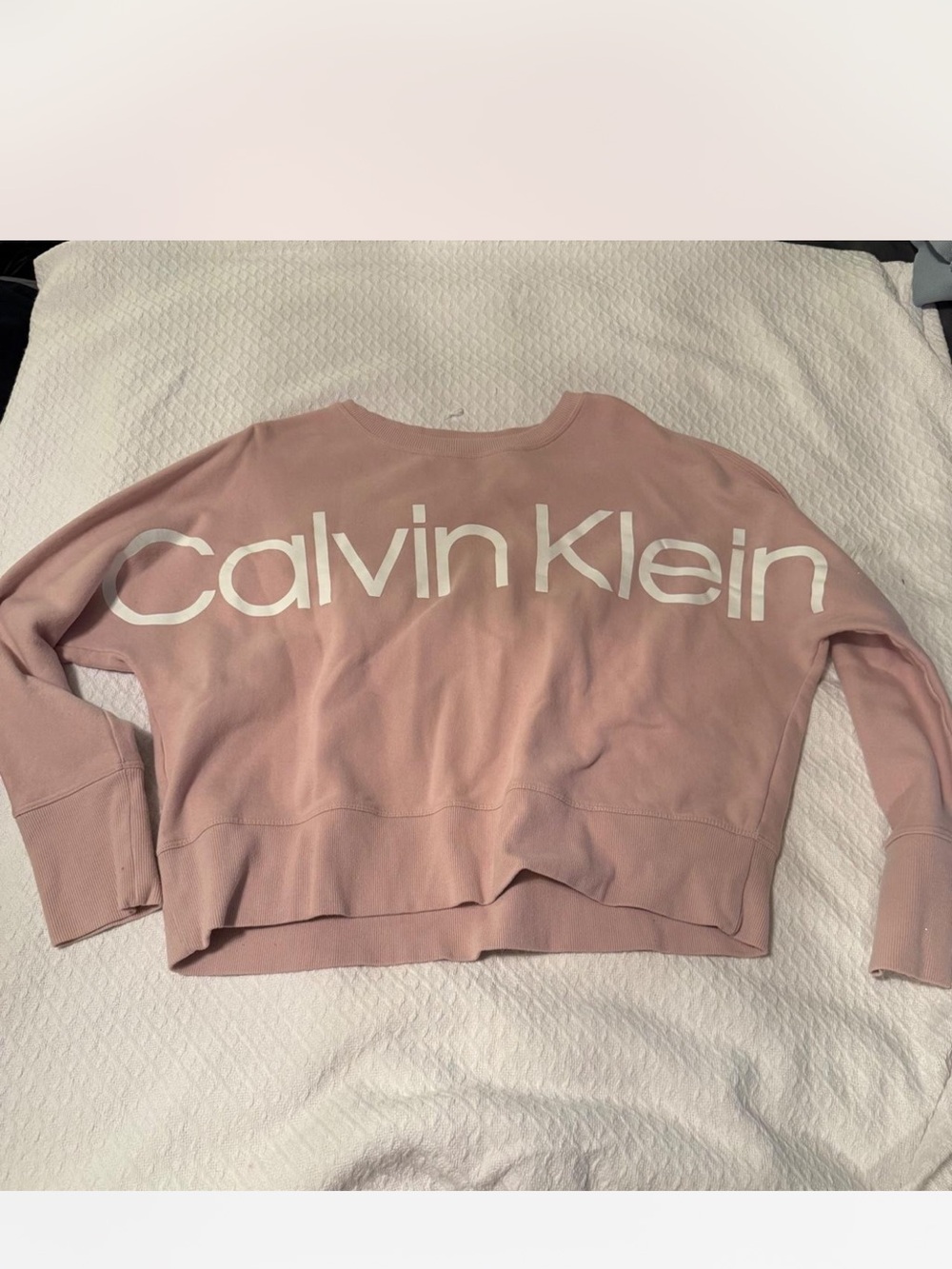 Calvin Klein Rose Dust Logo Sweatshirt